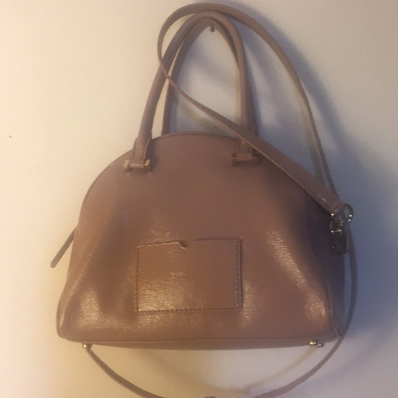 Kate Spade domed patent leather nude beige bag - Picture 4 of 8